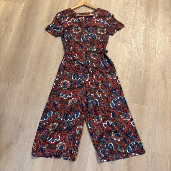 TU Woman 3/4 length floral Romper - Picture 3 of 10